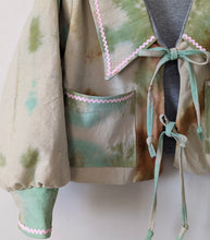 Load image into Gallery viewer, Hand Dyed Tie Front Jacket
