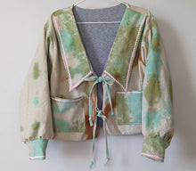 Load image into Gallery viewer, Hand Dyed Tie Front Jacket
