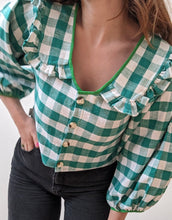 Load image into Gallery viewer, Gingham Blouse

